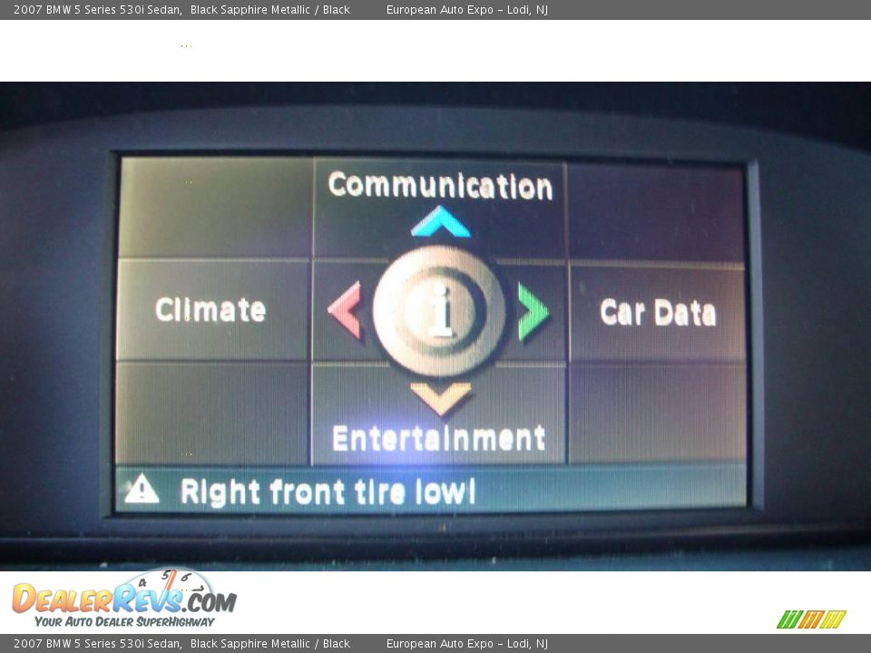 2007 BMW 5 Series 530i Sedan Black Sapphire Metallic / Black Photo #16