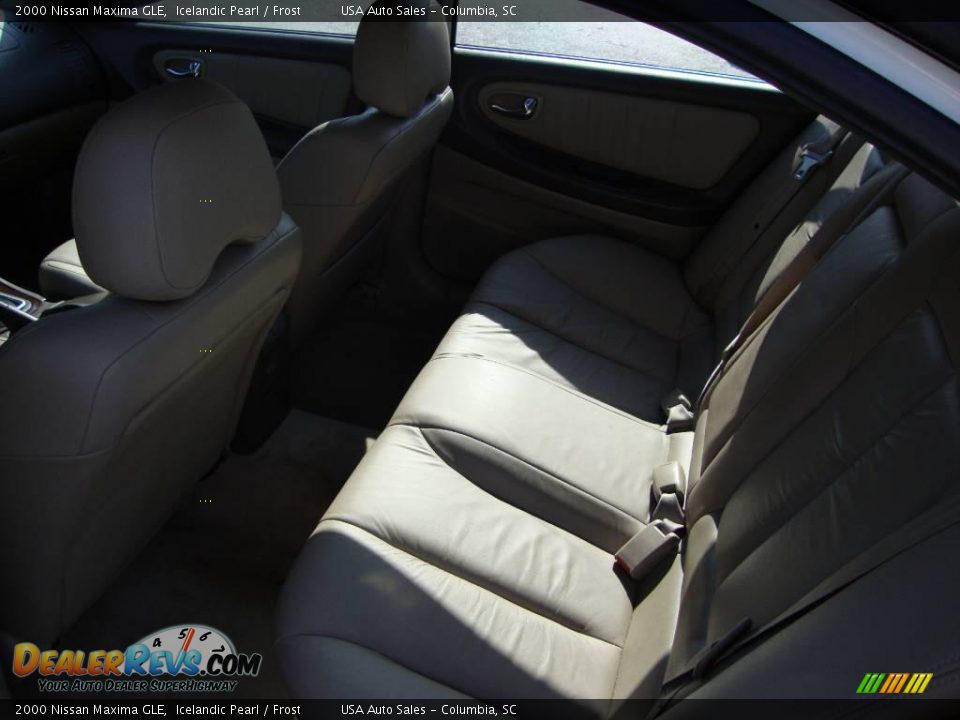 2000 Nissan Maxima GLE Icelandic Pearl / Frost Photo #4