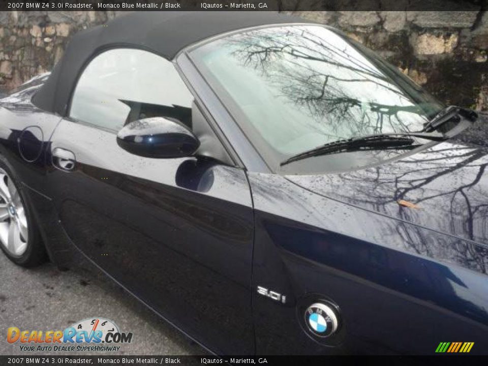 2007 BMW Z4 3.0i Roadster Monaco Blue Metallic / Black Photo #5