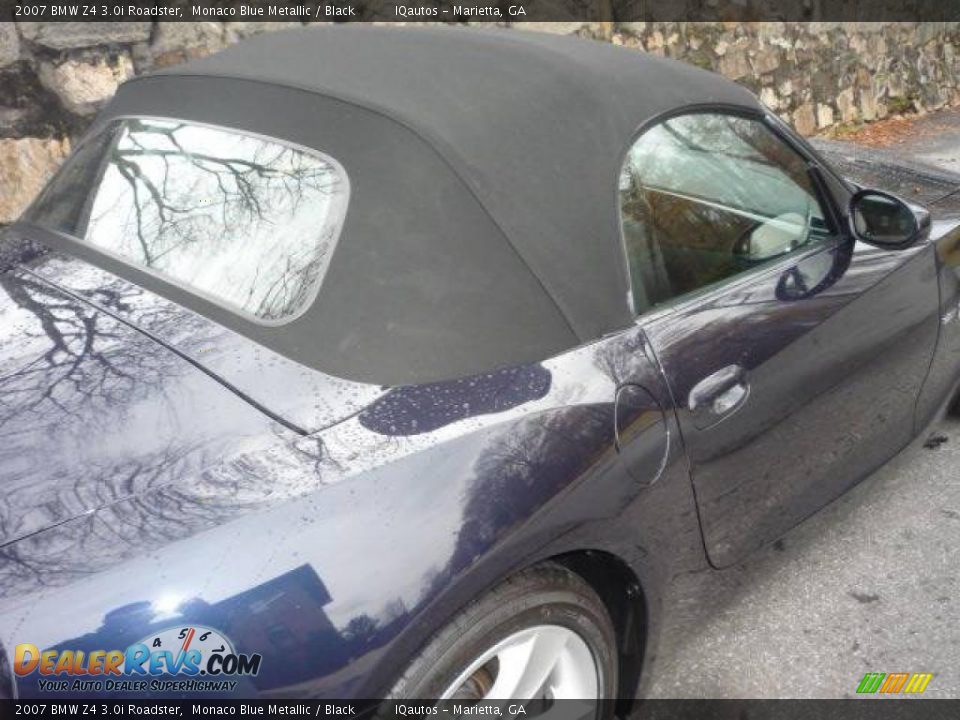 2007 BMW Z4 3.0i Roadster Monaco Blue Metallic / Black Photo #6