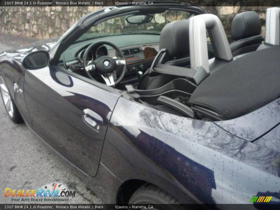 2007 BMW Z4 3.0i Roadster Monaco Blue Metallic / Black Photo #18