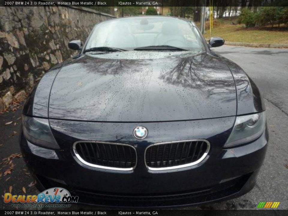 2007 BMW Z4 3.0i Roadster Monaco Blue Metallic / Black Photo #21