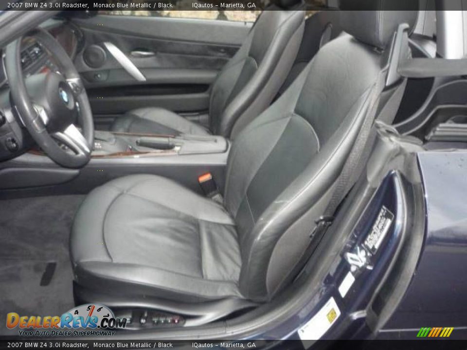 2007 BMW Z4 3.0i Roadster Monaco Blue Metallic / Black Photo #22
