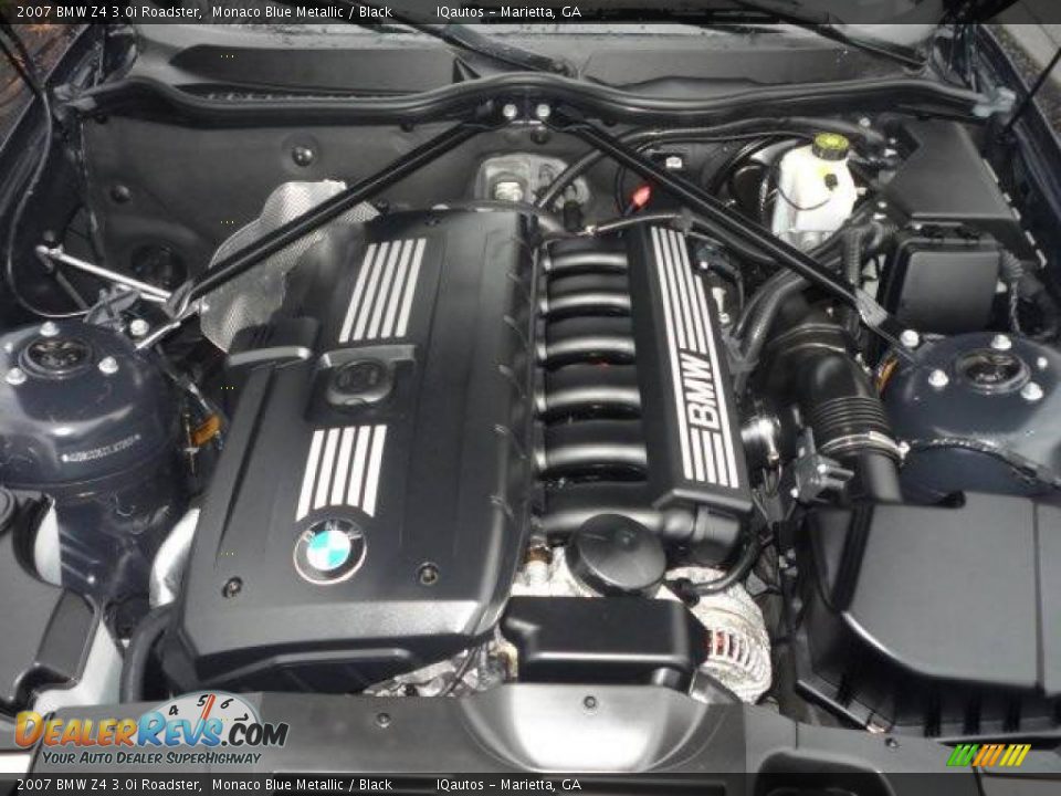 2007 BMW Z4 3.0i Roadster Monaco Blue Metallic / Black Photo #23