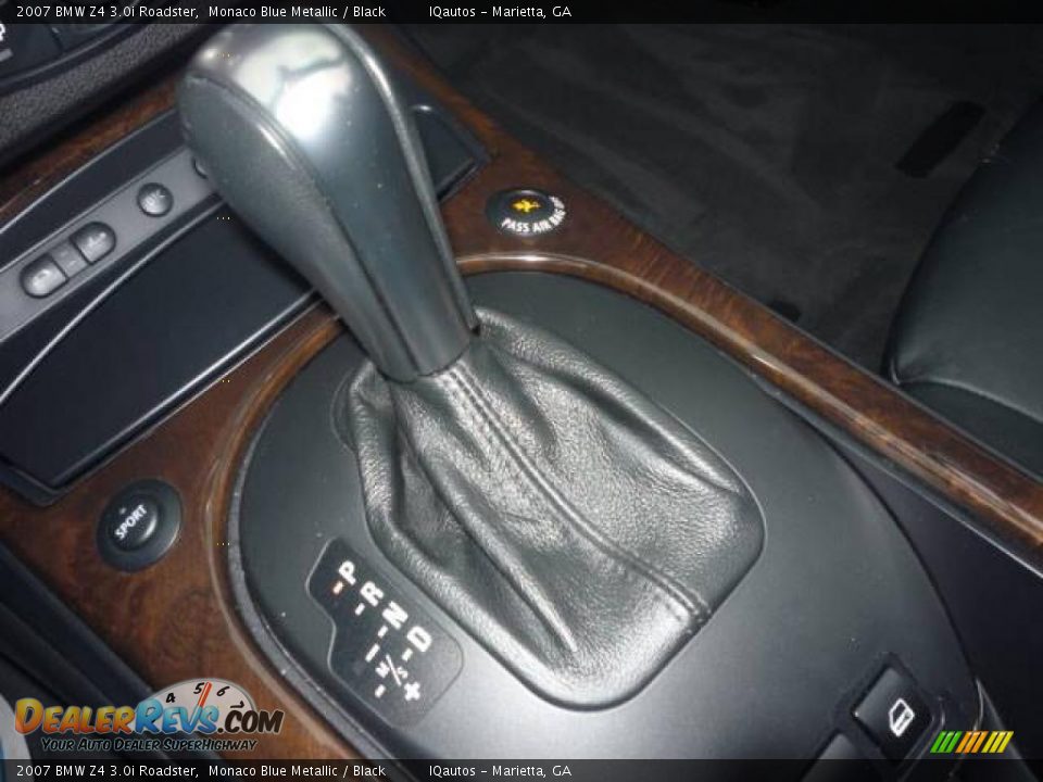 2007 BMW Z4 3.0i Roadster Monaco Blue Metallic / Black Photo #24