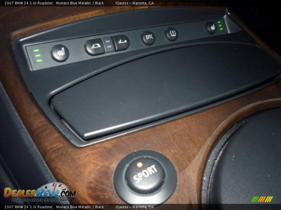2007 BMW Z4 3.0i Roadster Monaco Blue Metallic / Black Photo #25