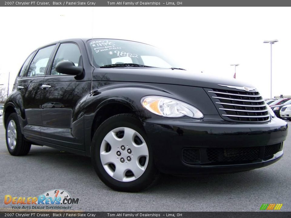 2007 Chrysler PT Cruiser Black / Pastel Slate Gray Photo #1