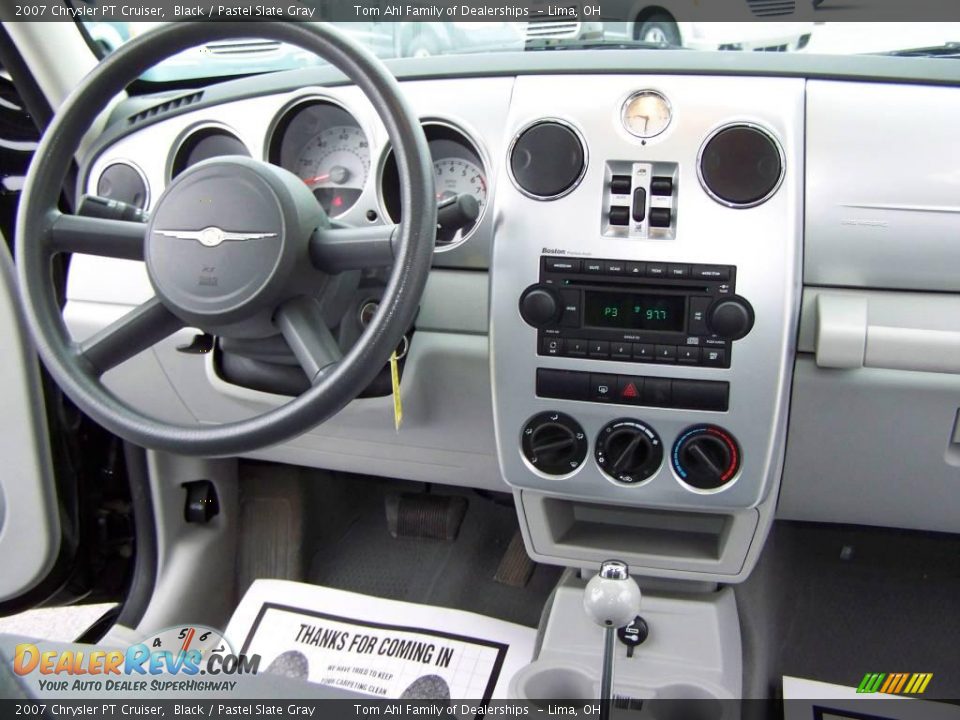 2007 Chrysler PT Cruiser Black / Pastel Slate Gray Photo #14