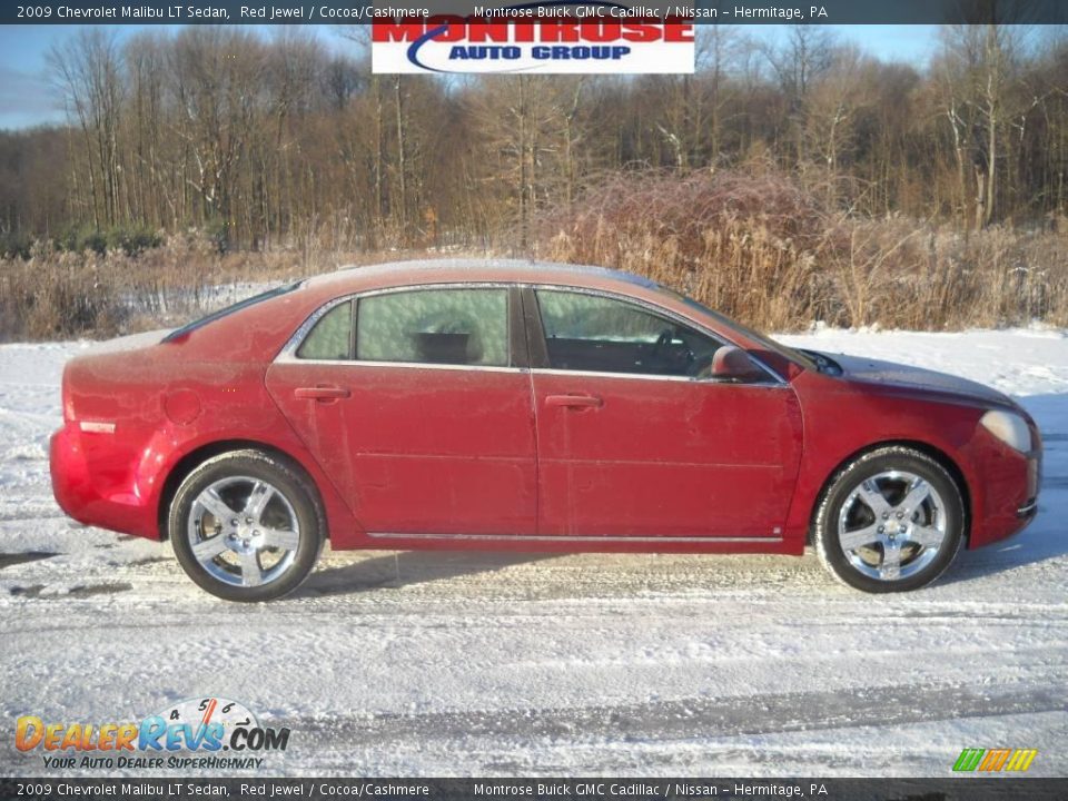2009 Chevrolet Malibu LT Sedan Red Jewel / Cocoa/Cashmere Photo #1