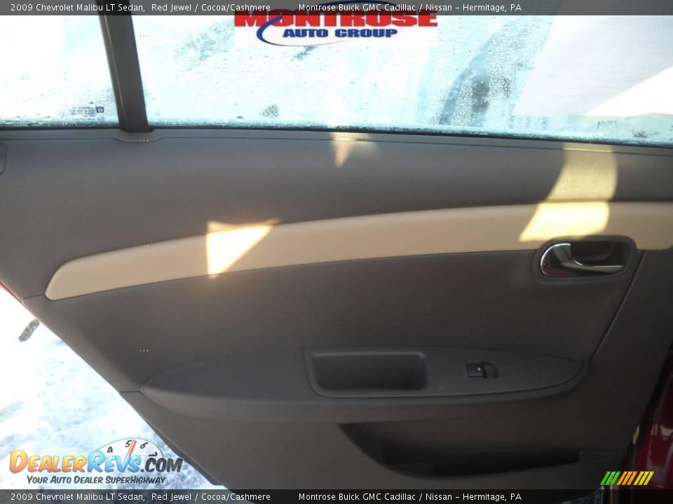 2009 Chevrolet Malibu LT Sedan Red Jewel / Cocoa/Cashmere Photo #12