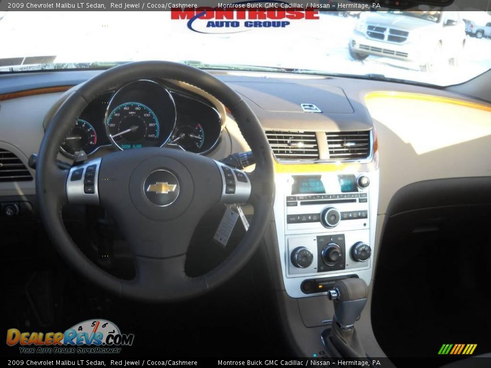 2009 Chevrolet Malibu LT Sedan Red Jewel / Cocoa/Cashmere Photo #13