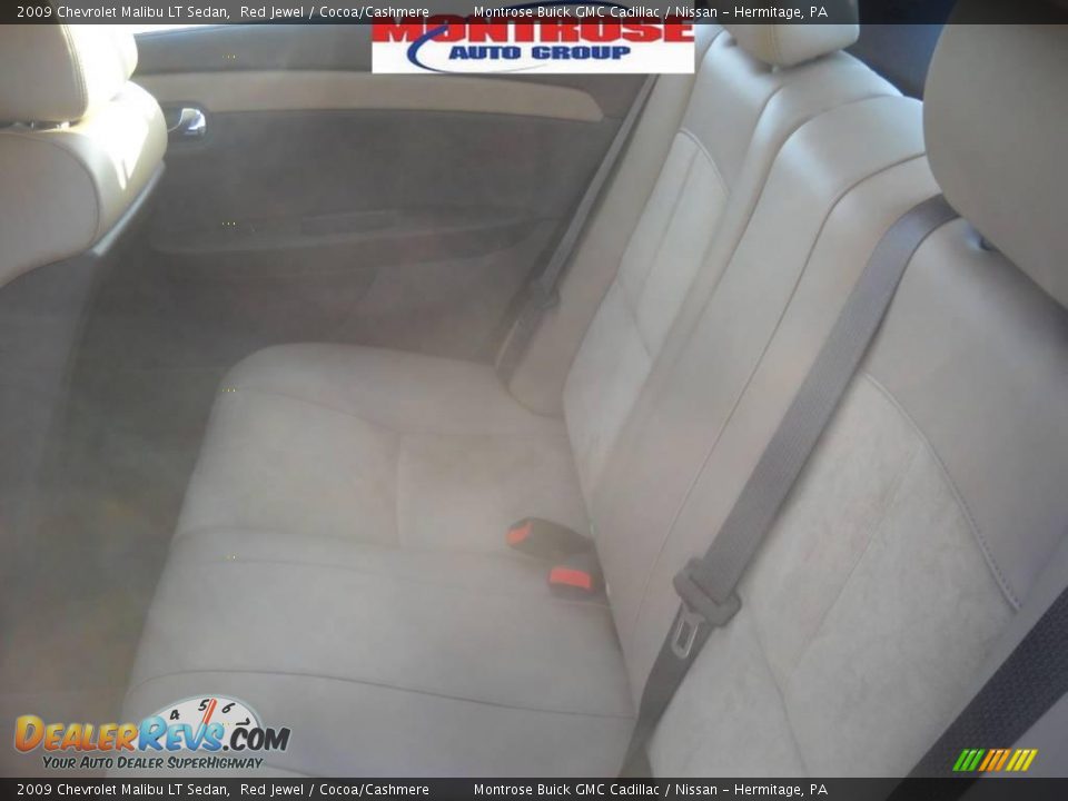 2009 Chevrolet Malibu LT Sedan Red Jewel / Cocoa/Cashmere Photo #14
