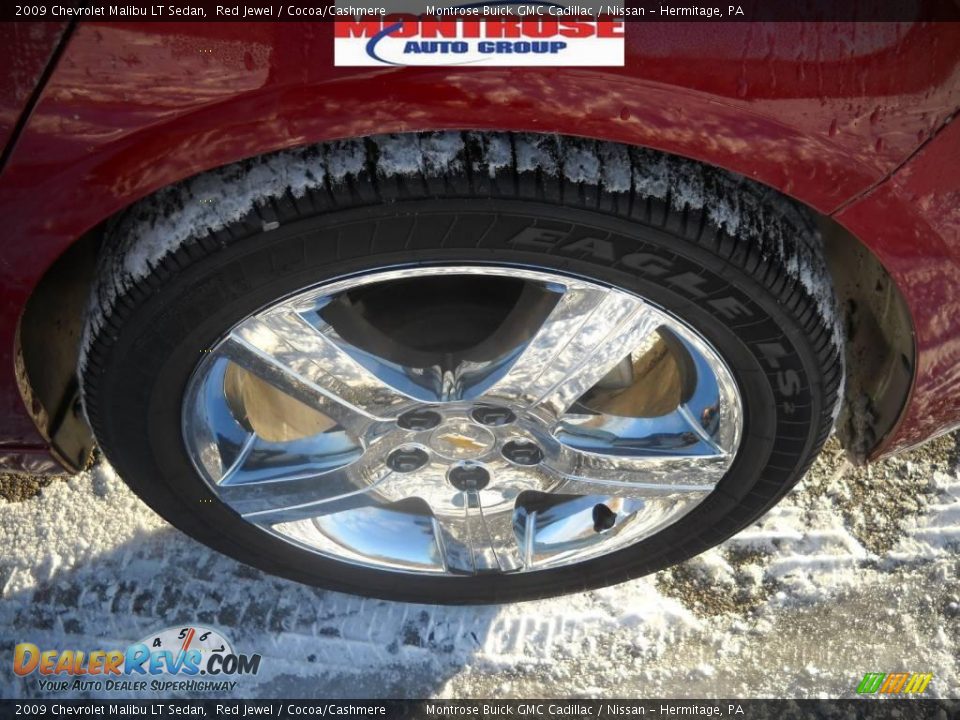 2009 Chevrolet Malibu LT Sedan Red Jewel / Cocoa/Cashmere Photo #15