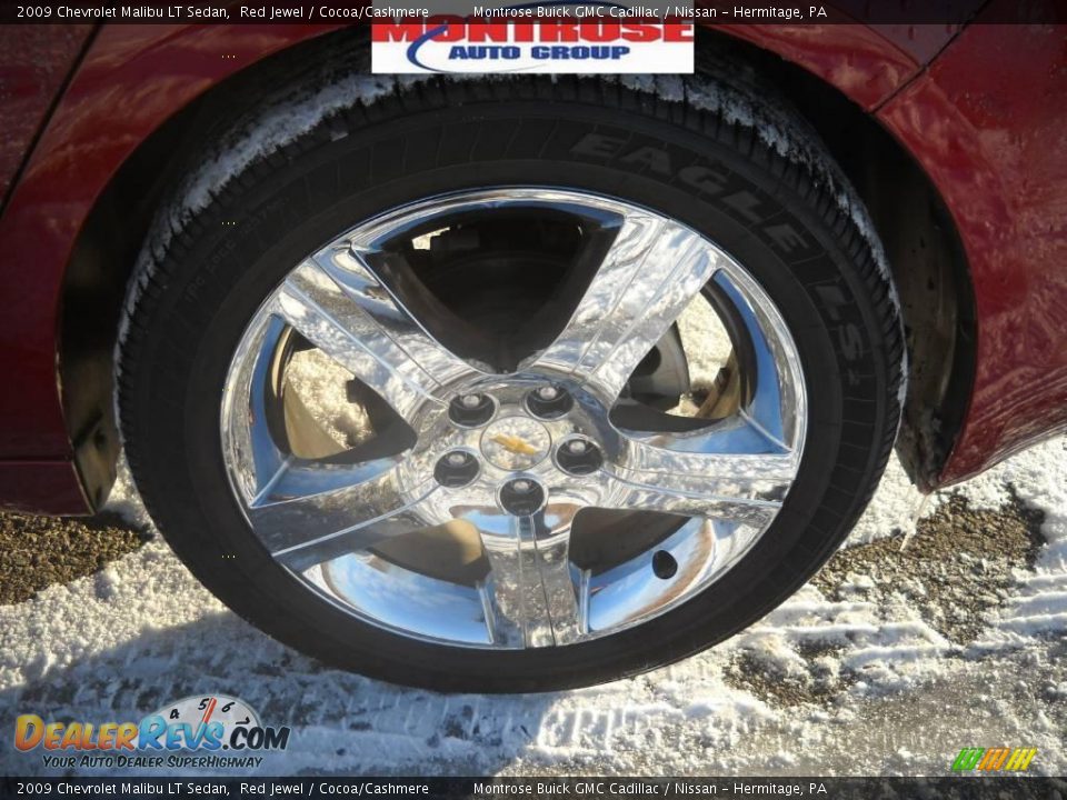 2009 Chevrolet Malibu LT Sedan Red Jewel / Cocoa/Cashmere Photo #16
