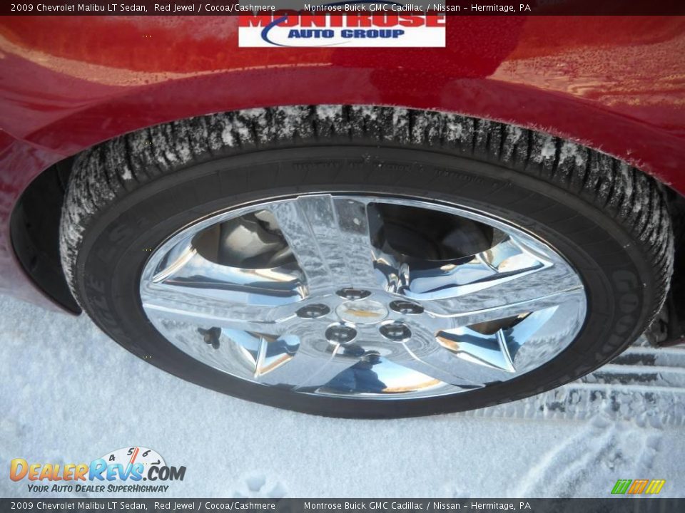 2009 Chevrolet Malibu LT Sedan Red Jewel / Cocoa/Cashmere Photo #18