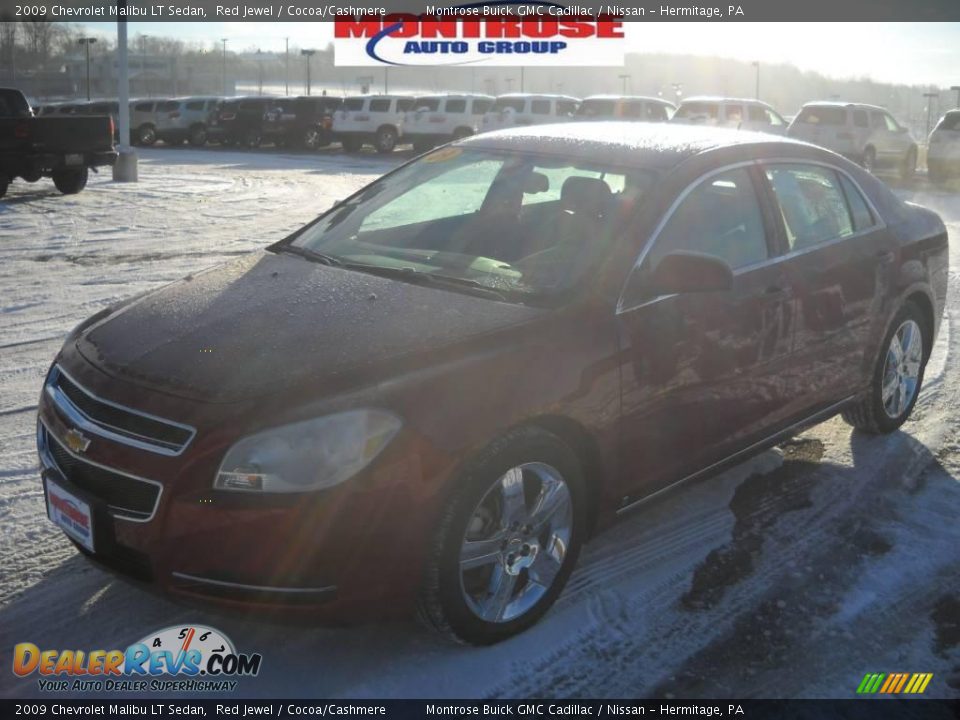 2009 Chevrolet Malibu LT Sedan Red Jewel / Cocoa/Cashmere Photo #20