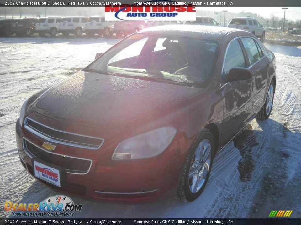 2009 Chevrolet Malibu LT Sedan Red Jewel / Cocoa/Cashmere Photo #21