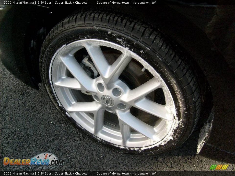 2009 Nissan Maxima 3.5 SV Sport Super Black / Charcoal Photo #8