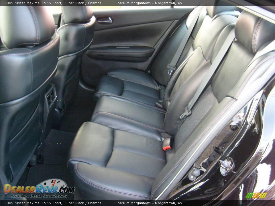2009 Nissan Maxima 3.5 SV Sport Super Black / Charcoal Photo #13