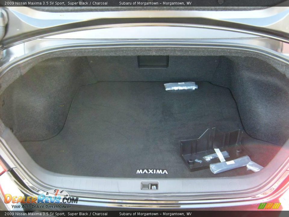 2009 Nissan Maxima 3.5 SV Sport Super Black / Charcoal Photo #15