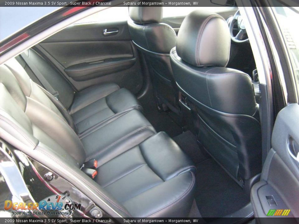 2009 Nissan Maxima 3.5 SV Sport Super Black / Charcoal Photo #16