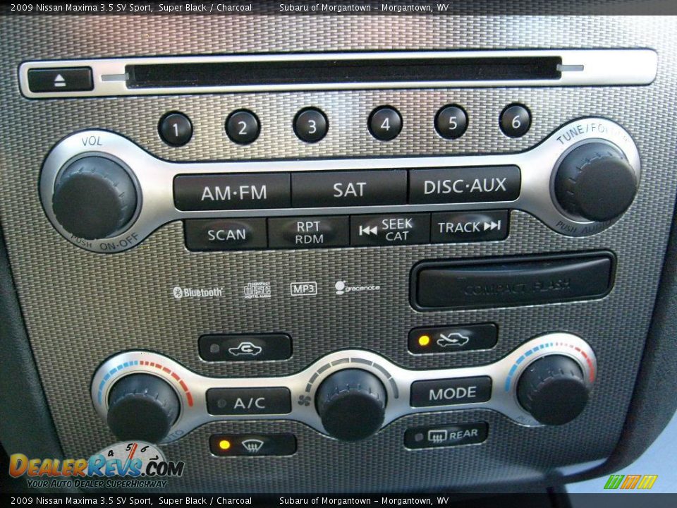 2009 Nissan Maxima 3.5 SV Sport Super Black / Charcoal Photo #19