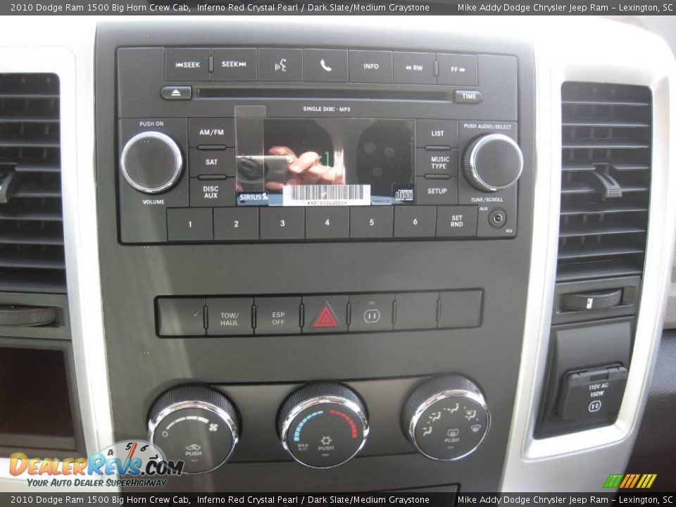 2010 Dodge Ram 1500 Big Horn Crew Cab Inferno Red Crystal Pearl / Dark Slate/Medium Graystone Photo #12