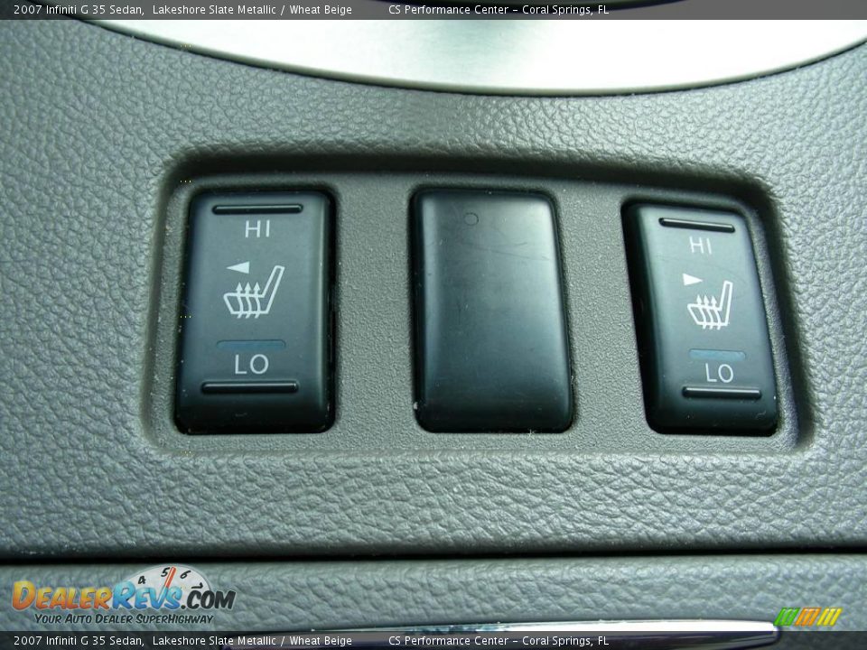 2007 Infiniti G 35 Sedan Lakeshore Slate Metallic / Wheat Beige Photo #25