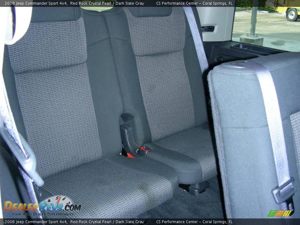 2008 Jeep Commander Sport 4x4 Red Rock Crystal Pearl / Dark Slate Gray Photo #15