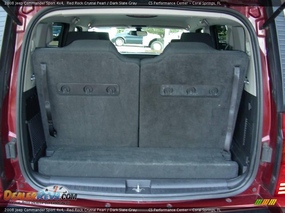 2008 Jeep Commander Sport 4x4 Red Rock Crystal Pearl / Dark Slate Gray Photo #18