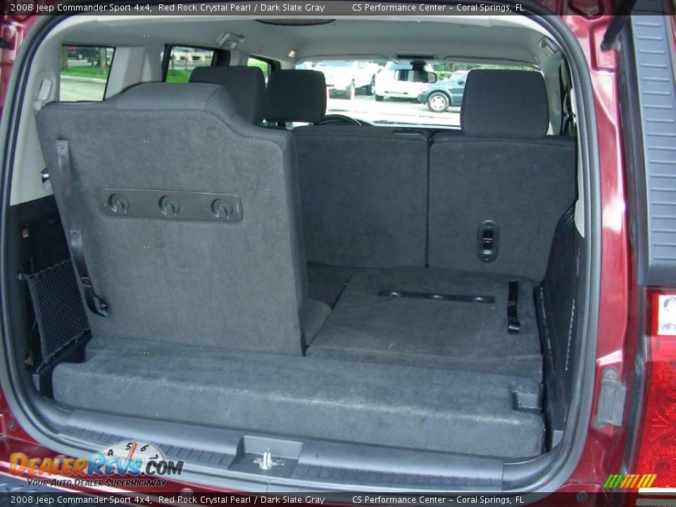 2008 Jeep Commander Sport 4x4 Red Rock Crystal Pearl / Dark Slate Gray Photo #19