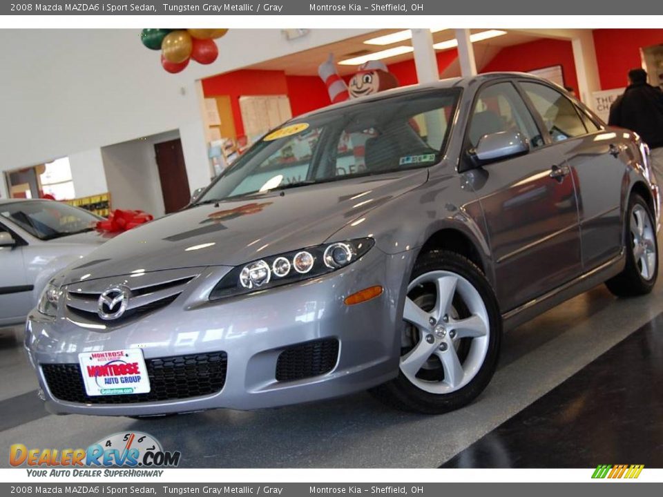 2008 Mazda MAZDA6 i Sport Sedan Tungsten Gray Metallic / Gray Photo #1