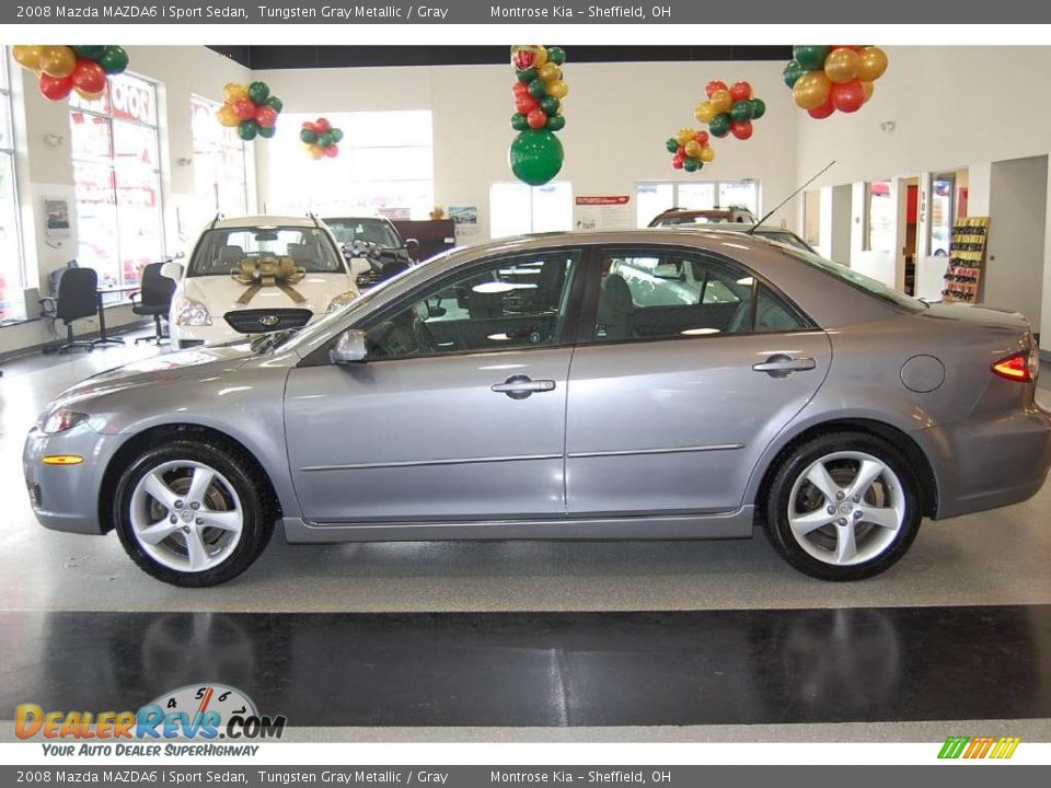 2008 Mazda MAZDA6 i Sport Sedan Tungsten Gray Metallic / Gray Photo #2