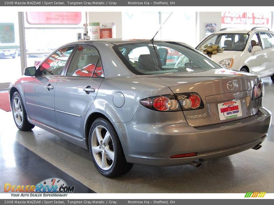 2008 Mazda MAZDA6 i Sport Sedan Tungsten Gray Metallic / Gray Photo #3
