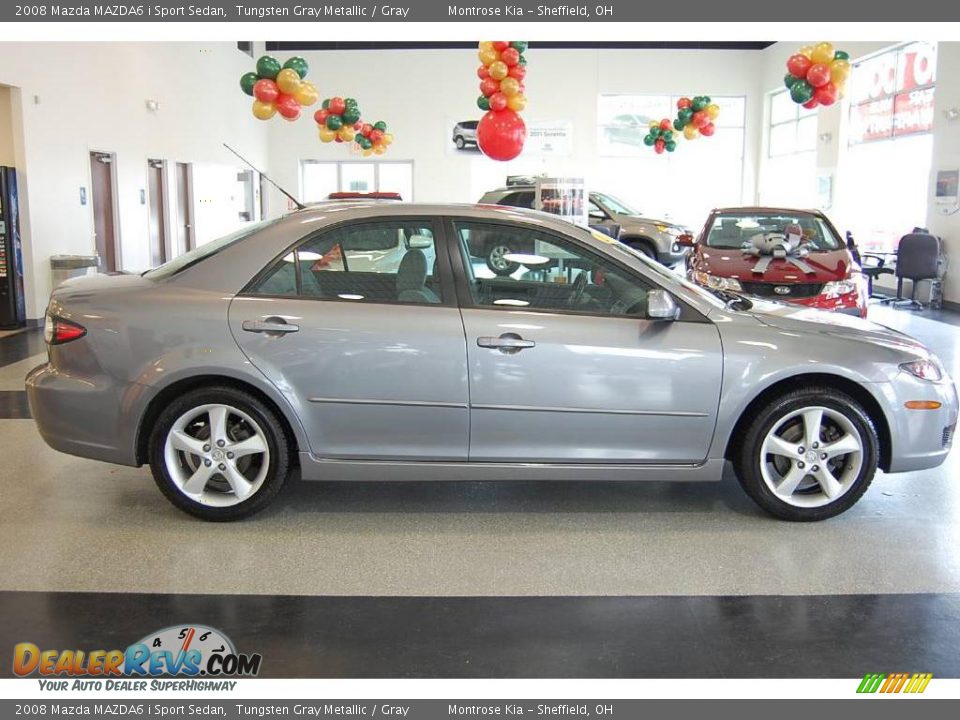 2008 Mazda MAZDA6 i Sport Sedan Tungsten Gray Metallic / Gray Photo #7