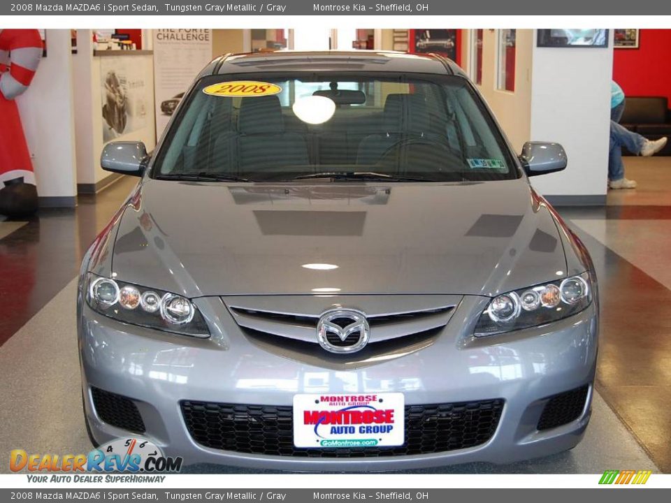 2008 Mazda MAZDA6 i Sport Sedan Tungsten Gray Metallic / Gray Photo #9