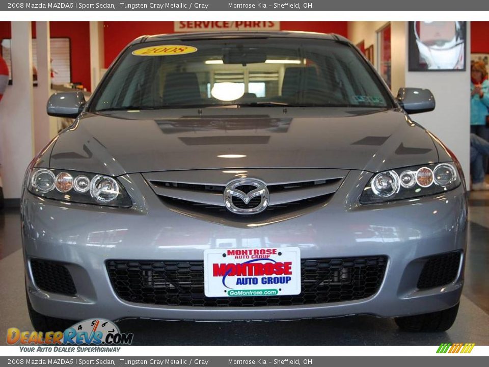2008 Mazda MAZDA6 i Sport Sedan Tungsten Gray Metallic / Gray Photo #10