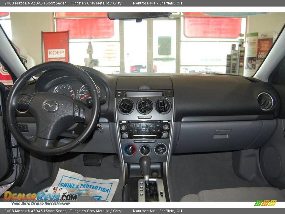2008 Mazda MAZDA6 i Sport Sedan Tungsten Gray Metallic / Gray Photo #11