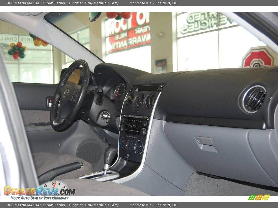 2008 Mazda MAZDA6 i Sport Sedan Tungsten Gray Metallic / Gray Photo #13