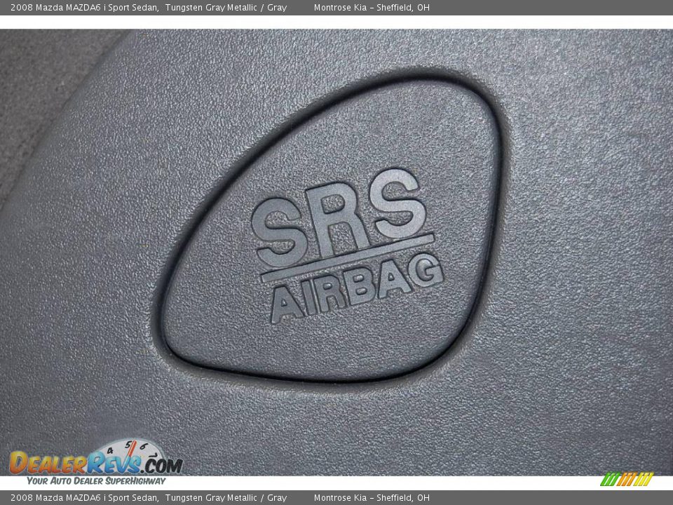 2008 Mazda MAZDA6 i Sport Sedan Tungsten Gray Metallic / Gray Photo #16