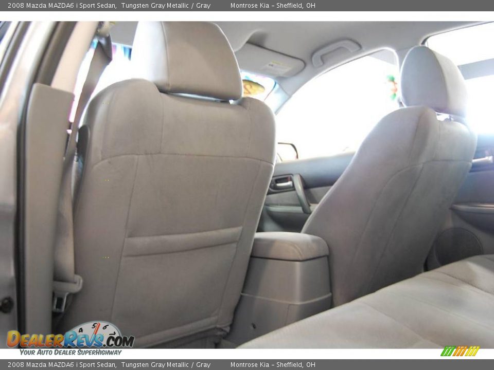2008 Mazda MAZDA6 i Sport Sedan Tungsten Gray Metallic / Gray Photo #17