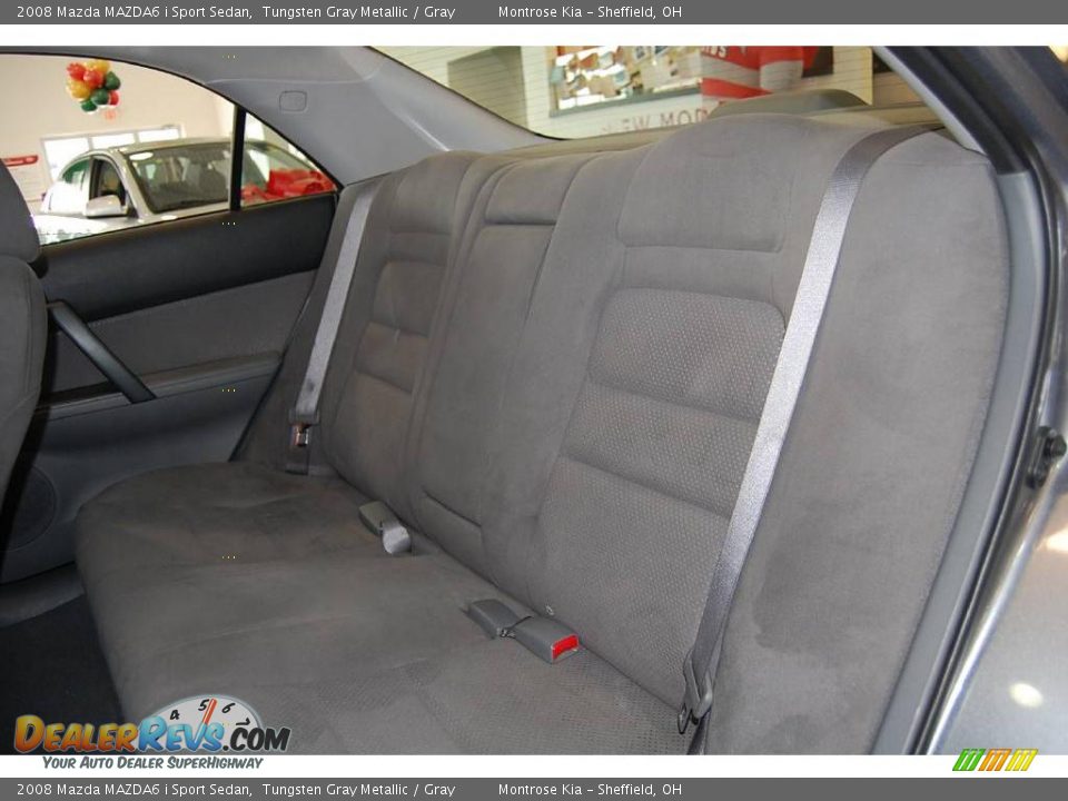2008 Mazda MAZDA6 i Sport Sedan Tungsten Gray Metallic / Gray Photo #18