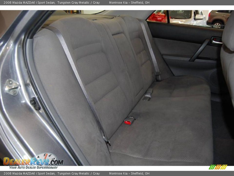 2008 Mazda MAZDA6 i Sport Sedan Tungsten Gray Metallic / Gray Photo #19
