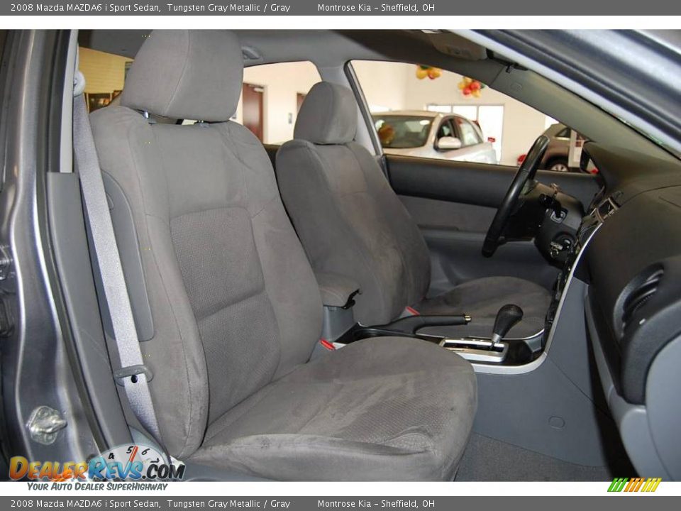 2008 Mazda MAZDA6 i Sport Sedan Tungsten Gray Metallic / Gray Photo #21