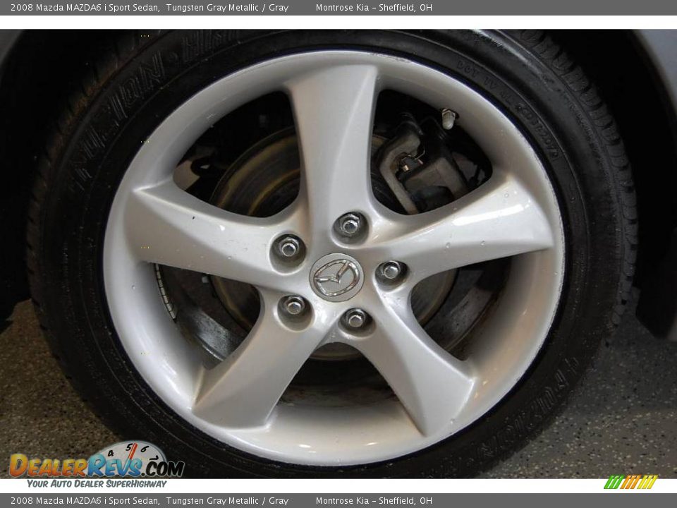 2008 Mazda MAZDA6 i Sport Sedan Tungsten Gray Metallic / Gray Photo #26