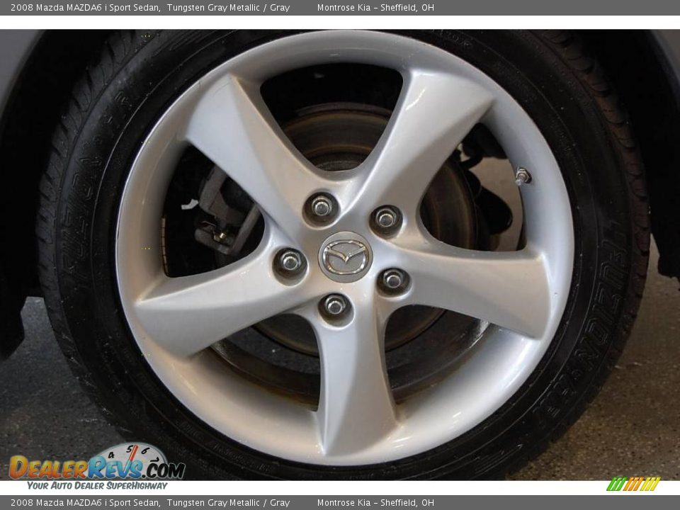 2008 Mazda MAZDA6 i Sport Sedan Tungsten Gray Metallic / Gray Photo #27