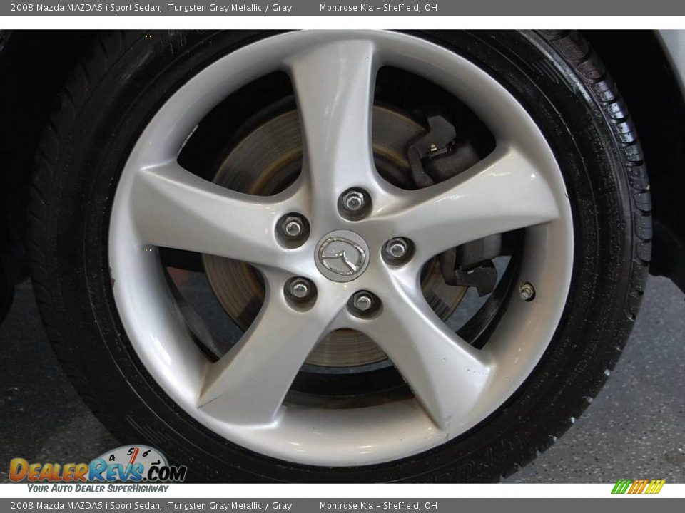 2008 Mazda MAZDA6 i Sport Sedan Tungsten Gray Metallic / Gray Photo #28