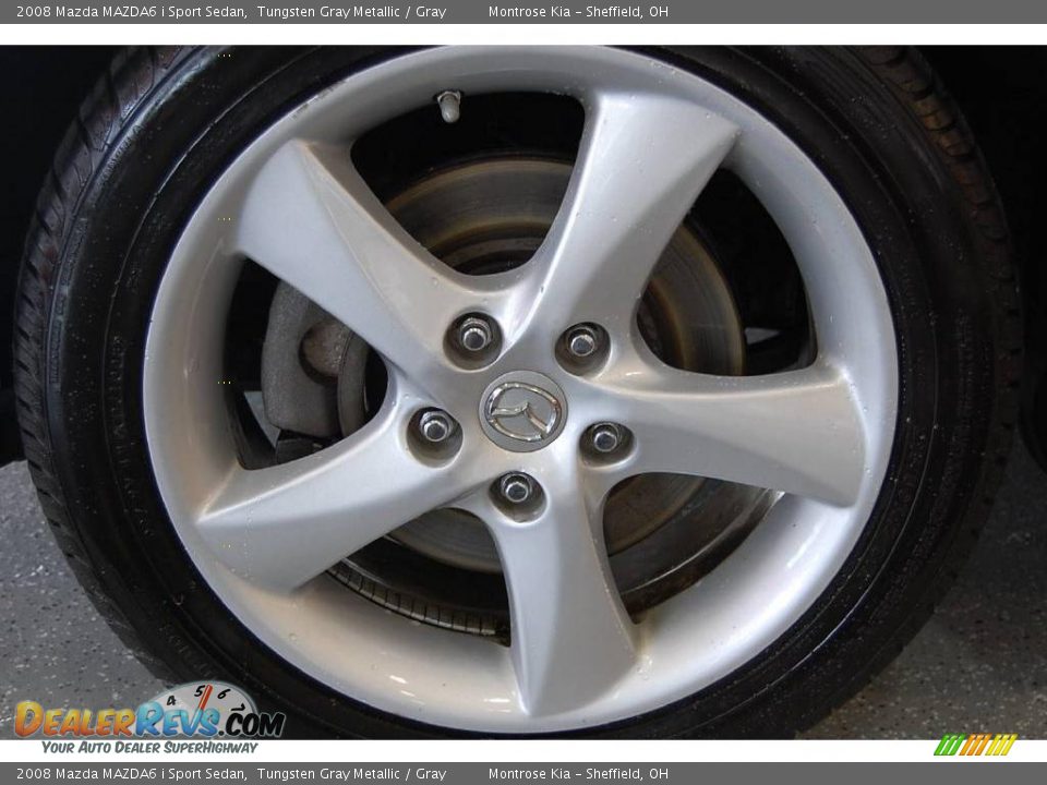 2008 Mazda MAZDA6 i Sport Sedan Tungsten Gray Metallic / Gray Photo #29