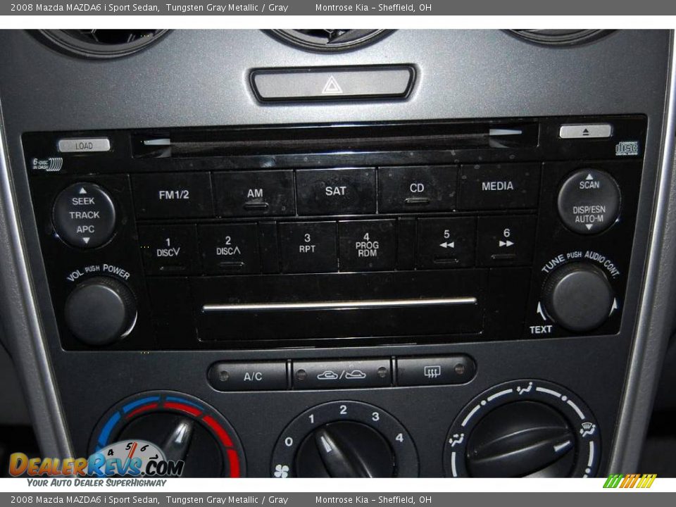2008 Mazda MAZDA6 i Sport Sedan Tungsten Gray Metallic / Gray Photo #33