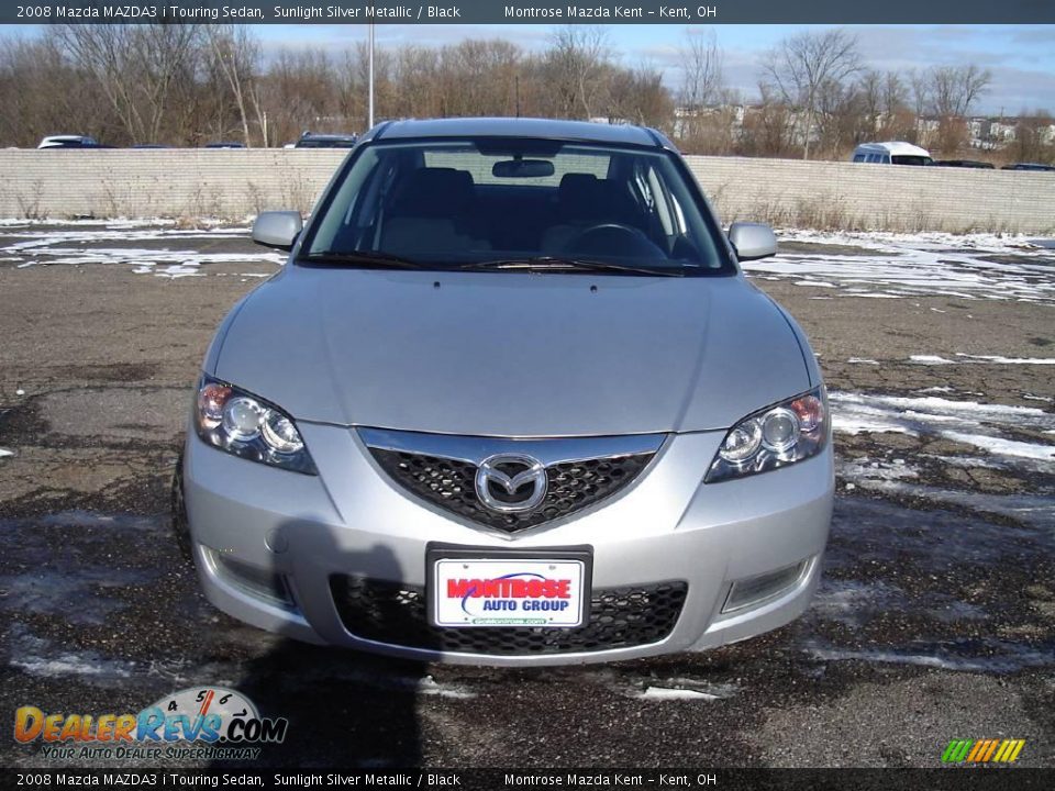 2008 Mazda MAZDA3 i Touring Sedan Sunlight Silver Metallic / Black Photo #8